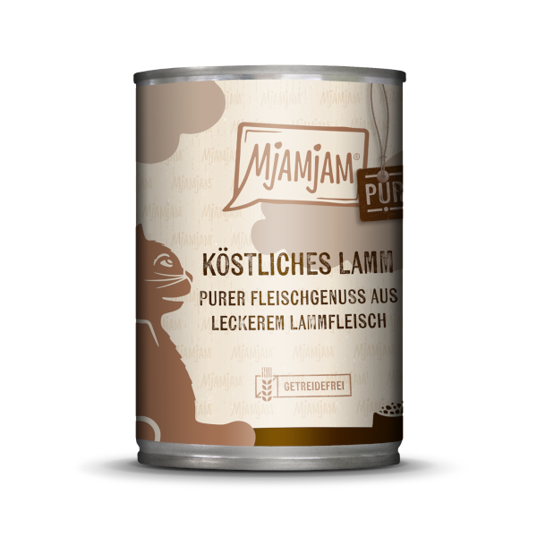 Mjamjam Katze köstliches Lamm pur - 4